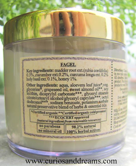 Just Herbs Fagel Instant Glow Beauty Gel review, Just Herbs Fagel Instant Glow Beauty Gel