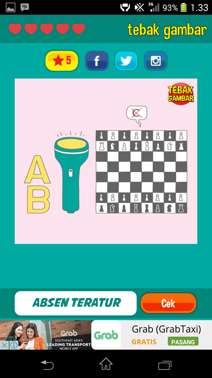 Kunci Jawaban Tebak Gambar Level 16 Beserta Gambarnya 2017