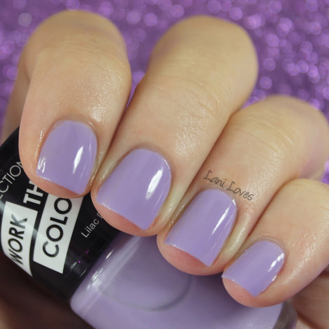 Collection Work the Colour Lilac Daze Nail Polish Swatches & Review