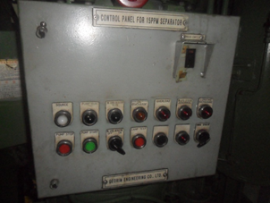 Control Panel for 15 PPM Bilge Separator Control Panel for 15 PPM Bilge Separator