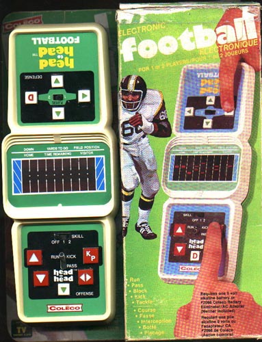80s electronic football game