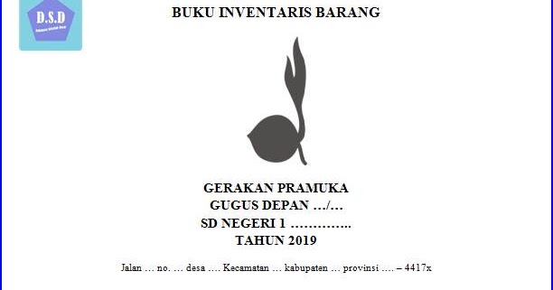 Contoh Buku Inventaris Barang Pramuka Dokumen Sekolah Dasar