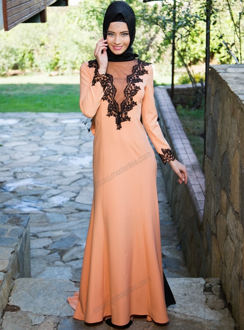 2014 Yeni Sezon Tesettür Abiye Modelleri Modanisa - 2014 Abiye Elbise