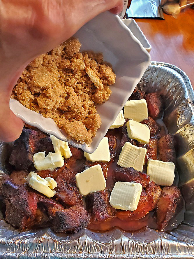 Glazed Pork Belly Burnt Ends What's Cookin' Italian Style Cuisine