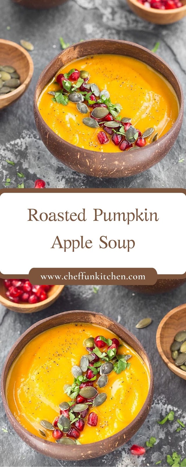 Roasted Pumpkin Apple Soup