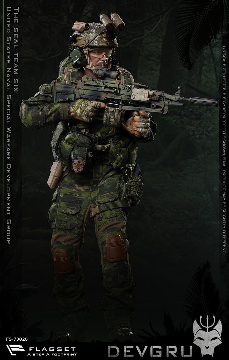 toyhaven: Flagset Toys 1/6th scale DEVGRU (Jungle Dagger) 12-inch military figure