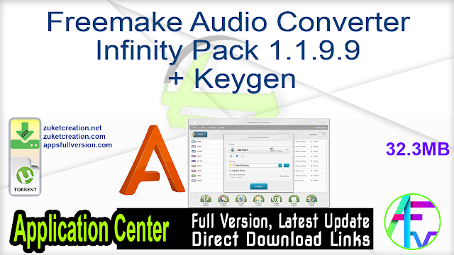 Freemake Audio Converter Infinity Pack 1.1.9.9 + Keygen