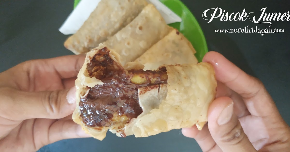 Resep Piscok Lumer Meler, Sensasi Coklatnya Meleleh Di