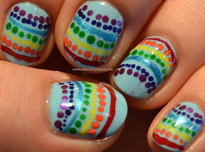 31 Day Challenge: Day 9 - RAINBOW nails