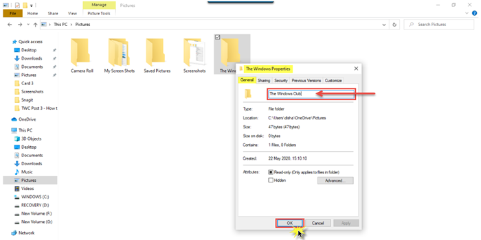 Cómo cambiar el nombre de archivos o carpetas en Windows 10