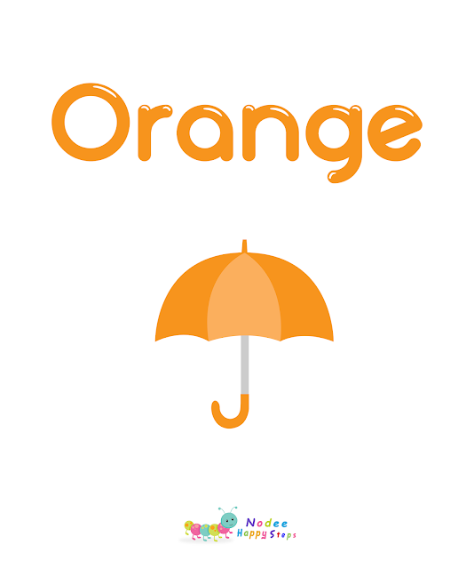 Orange Color - Colors Flashcardsfor Kids