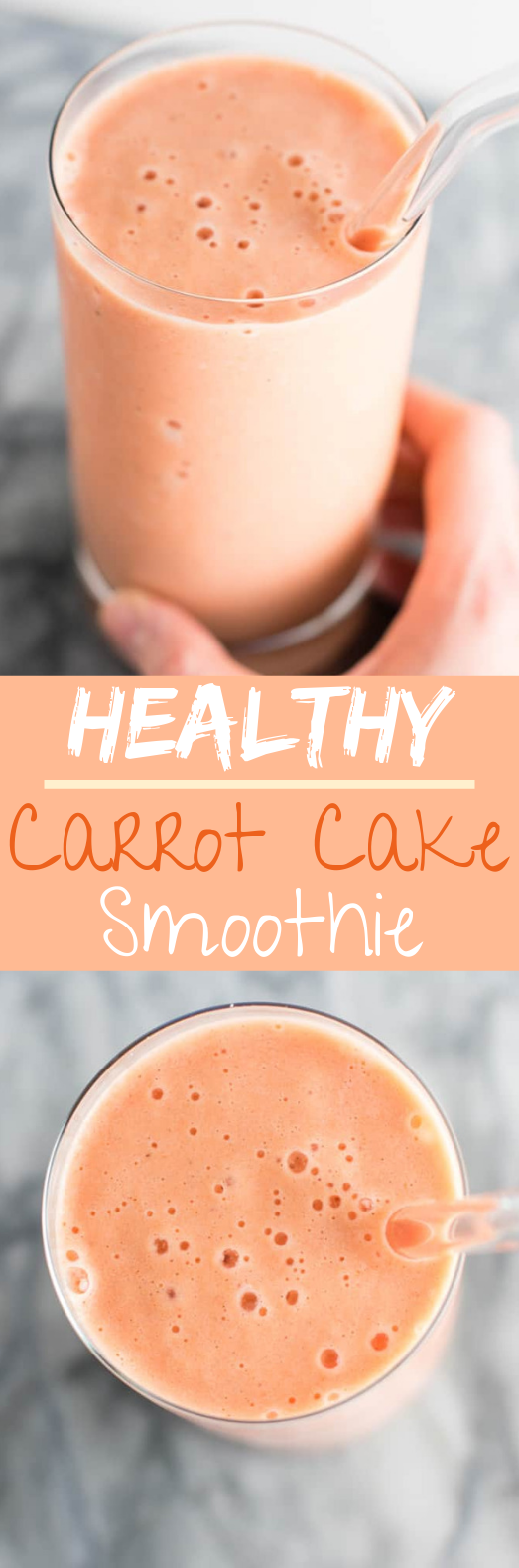 Carrot Cake Smoothie #drinks #smoothies