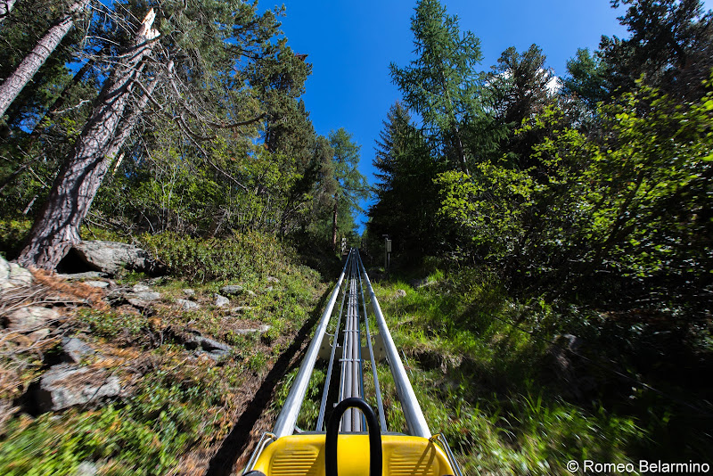 Feeblitz Toboggan Run Things to Do in Saas-Fee Switzerland in Summer