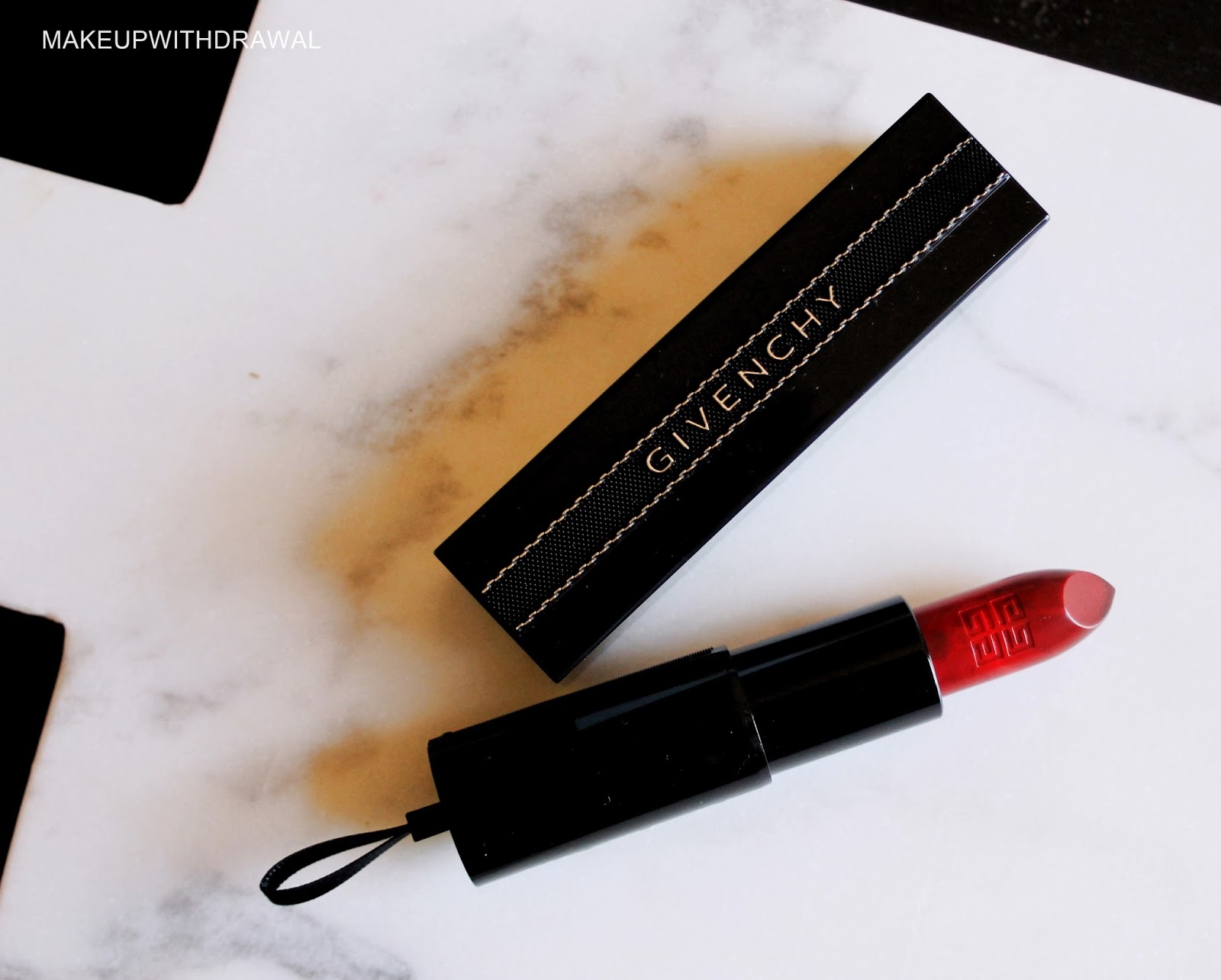 givenchy rouge interdit marbled lipstick