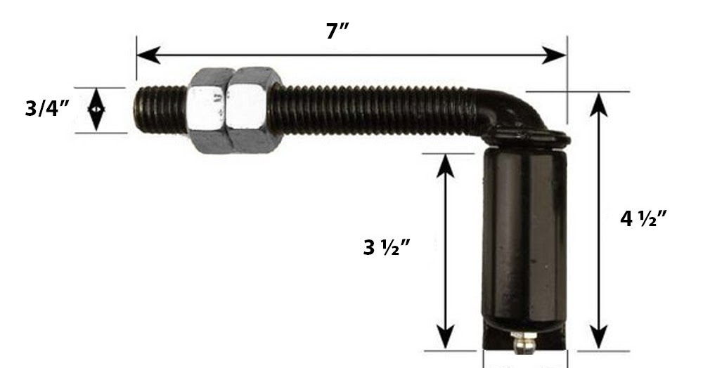 Adjustable Steel Gate Kits JBOLT GATE HINGE STEEL