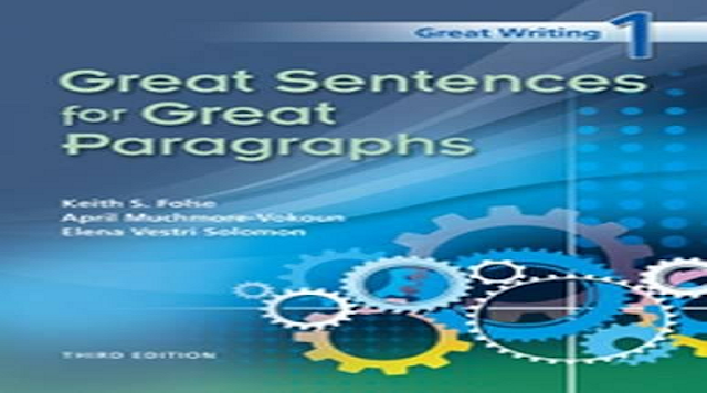 Great writing 1 Great sentences for great paragraphs 3rd edition PDF Ebook Free Download