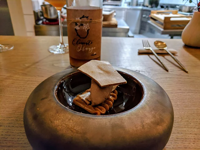 Bilbao at Christmas: Lea and Perrins and tamarind dessert at Mina Restaurant Bilbao