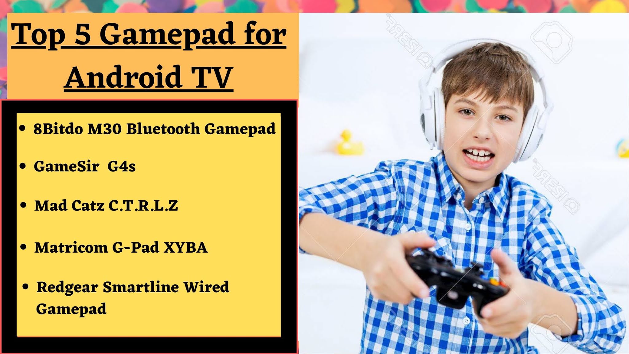 Best Top 5 Gamepad for Android Tv 2020