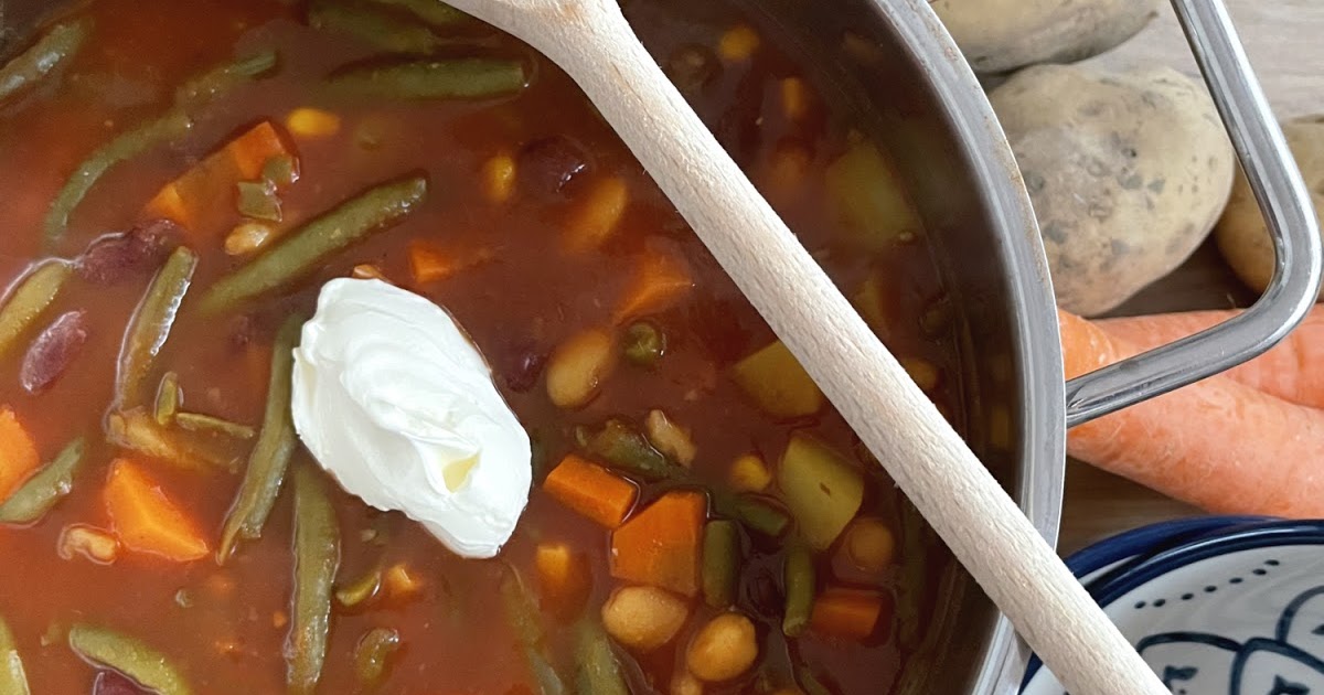 Bunter Bohneneintopf für die ganze Familie - vegetarisch, vegan oder ...