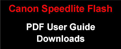 Canon EX / EL Speedlite Flash PDF User Guide Downloads