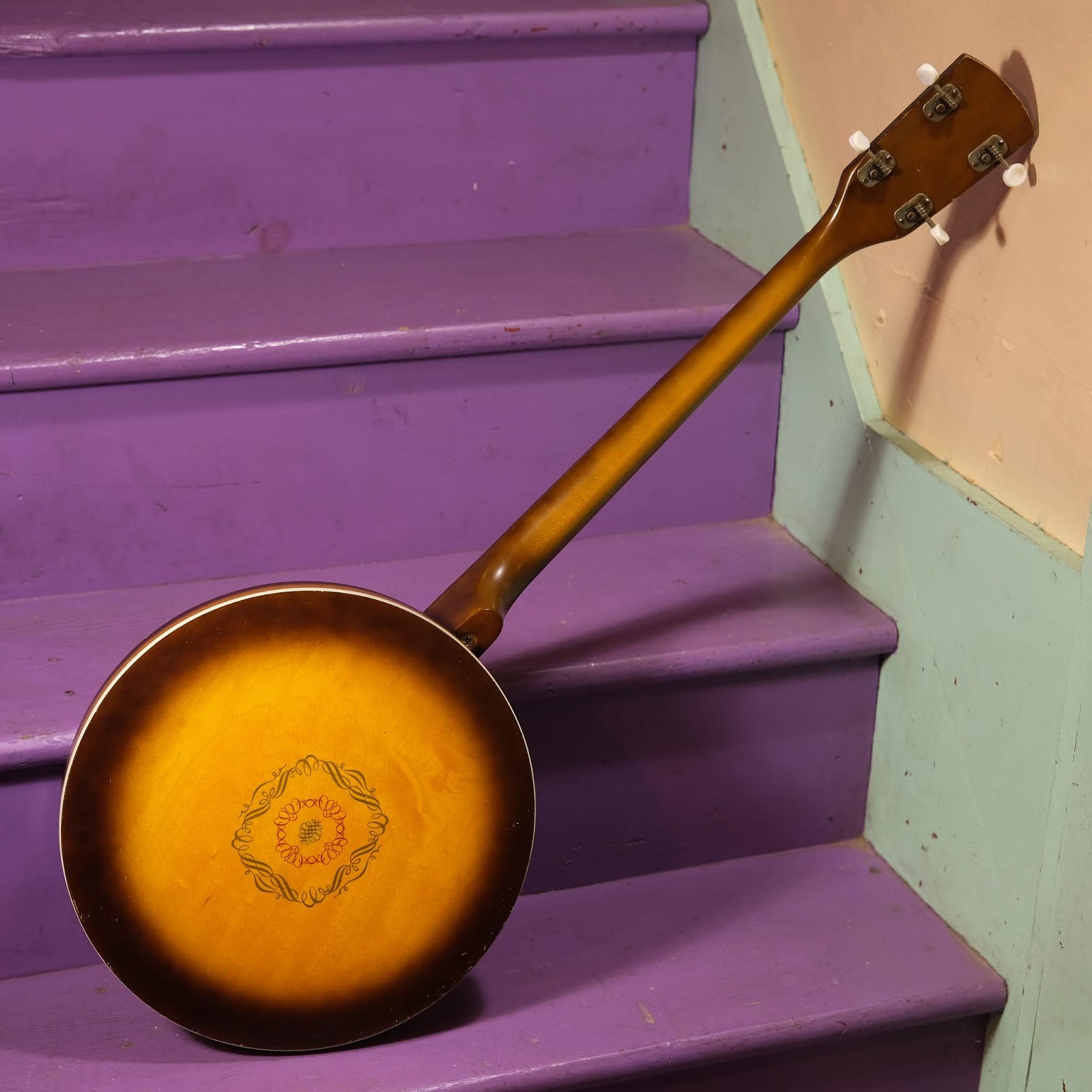 1960s Kaymade Silvertone Resonator Tenor Banjo