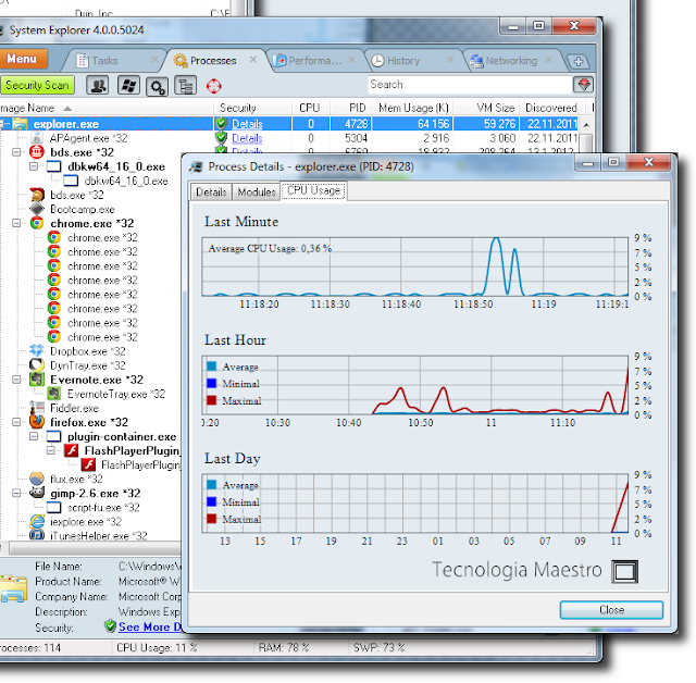 System Explorer es un potente administrador de tareas System Explorer es un potente administrador de tareas