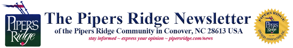 Pipers Ridge Newsletter