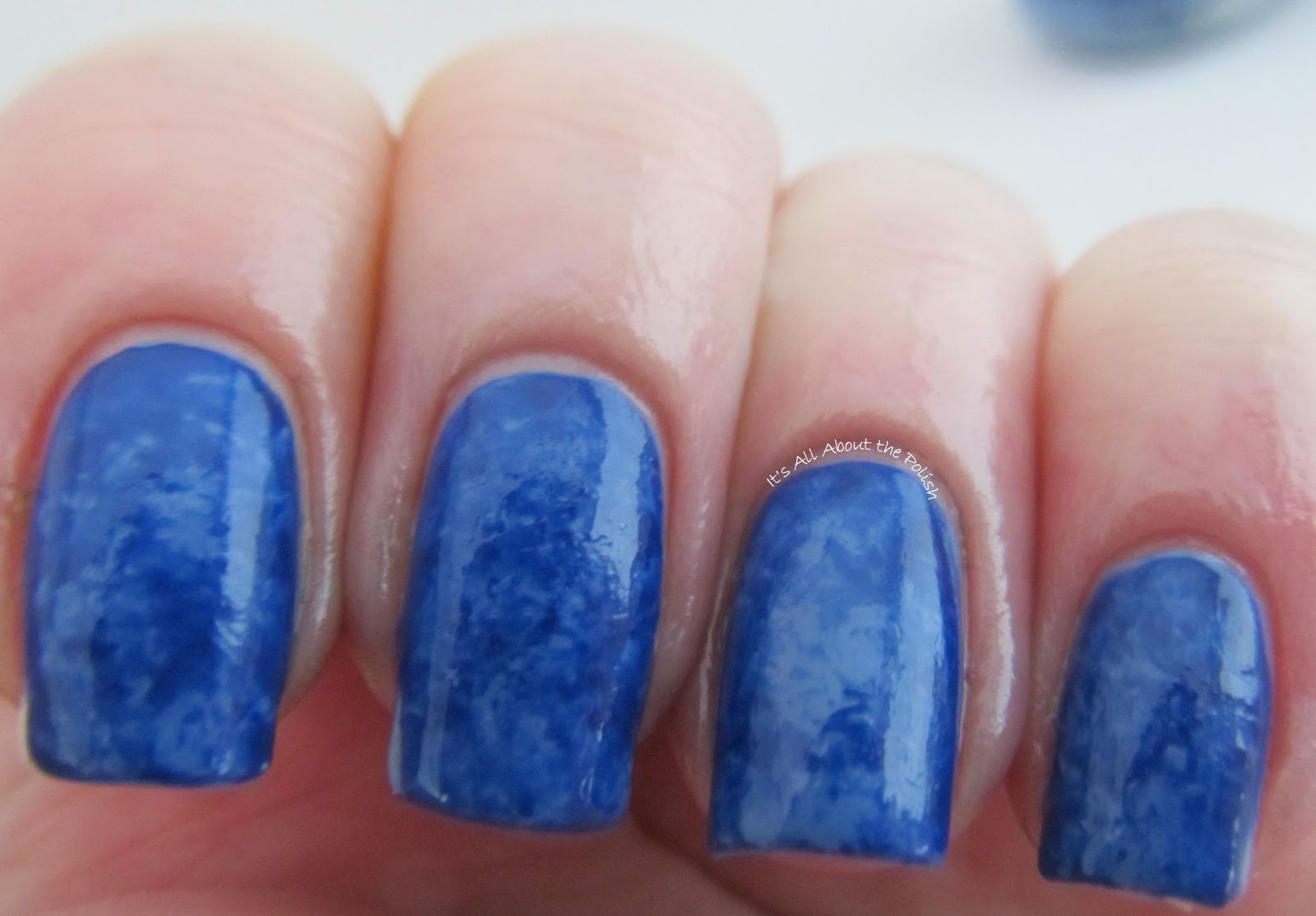 It's all about the polish Laidback Challenge Saran Wrap