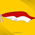 Download Bendera Indonesia / Flag On Hand Vector Logo