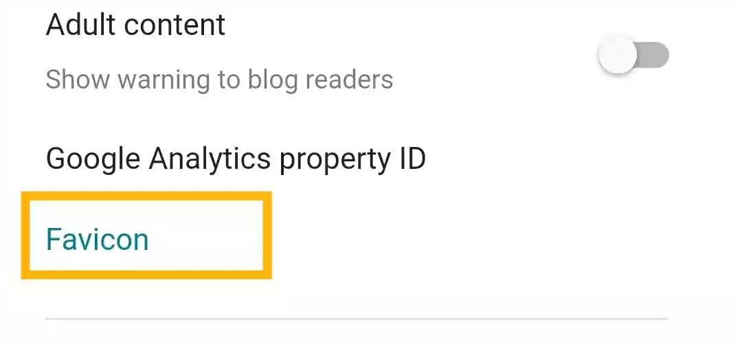 How do I easily add a favicon to Blogger?/>
</div>
</div>
<div>
<p><b>Step 3 : </b>In the third step, you have to enter the favicon option and apply favicon.In order to install a favicon, you have to make a square size favicon in advance.The size of the blogger's favicon must be less than 100 kilobytes.Now click on Choose File and upload Favicon.You have to save by clicking the save button at the end of all.</p>
<div class= Blogger : add a favicon