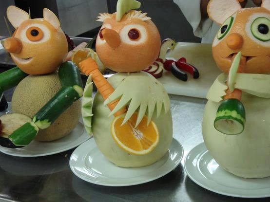 Φαγητά με πανέμορφη εμφάνιση