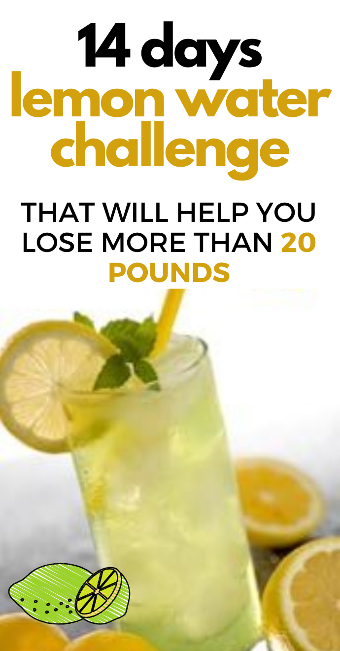 Here’s A 14Day Lemon Water Challenge That Will Help You Lose Weight