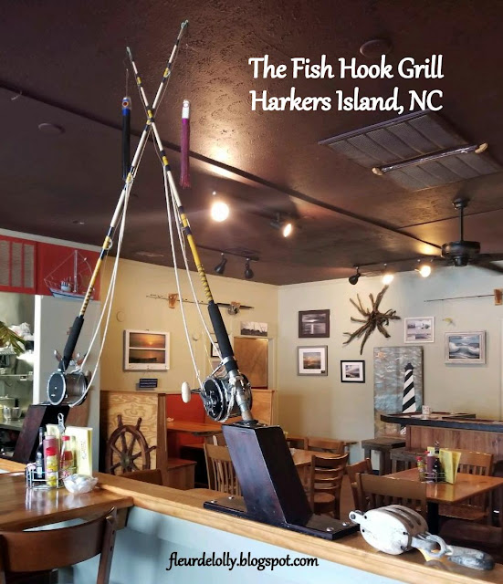 Fleur de Lolly Dining Out on the Outer Banks The Fish Hook Grill, Harkers Island, NC