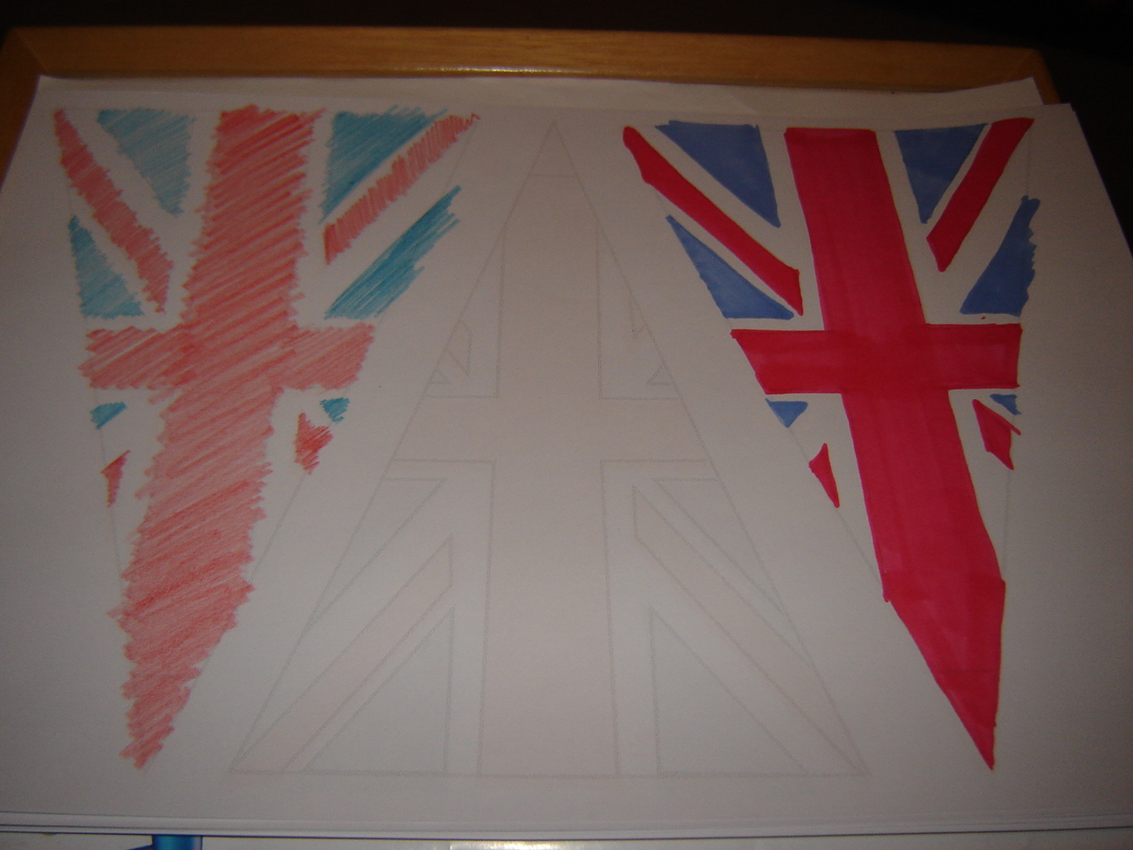 Beehive bits and pieces: Union Jack bunting template