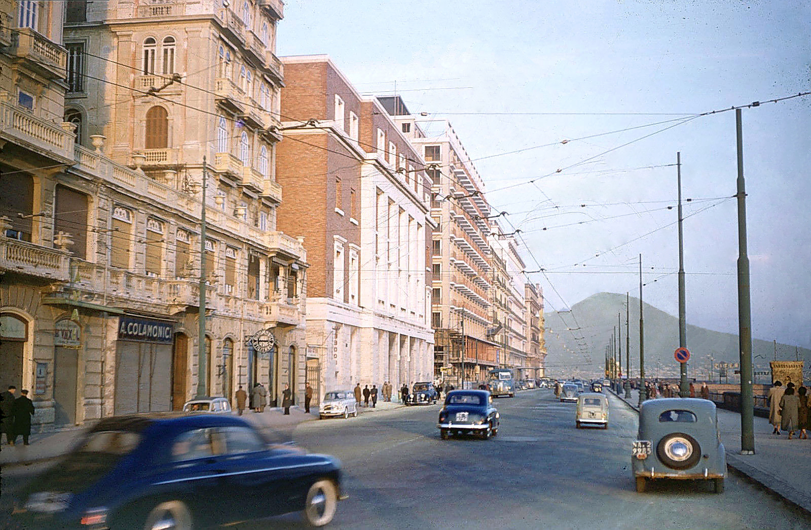 transpress nz cars in Naples, Italy, 1950s