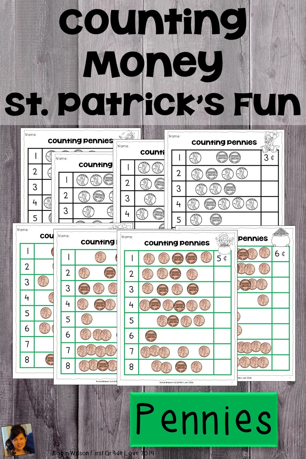First Grade Love: St. Patrick's Day Counting Money First Grade GAME
