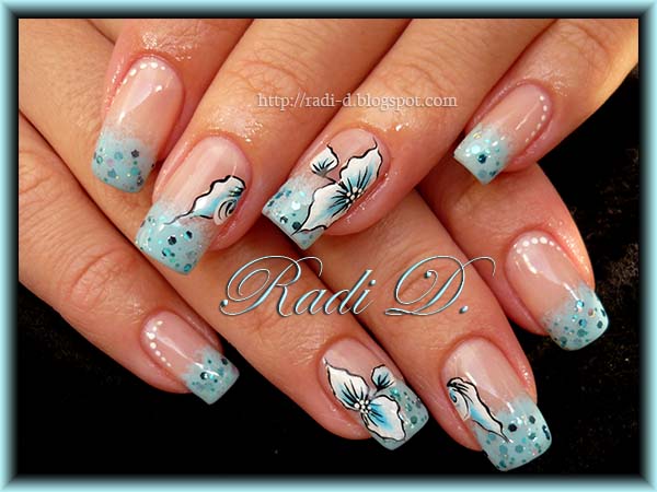 It`s all about nails: Baby blue