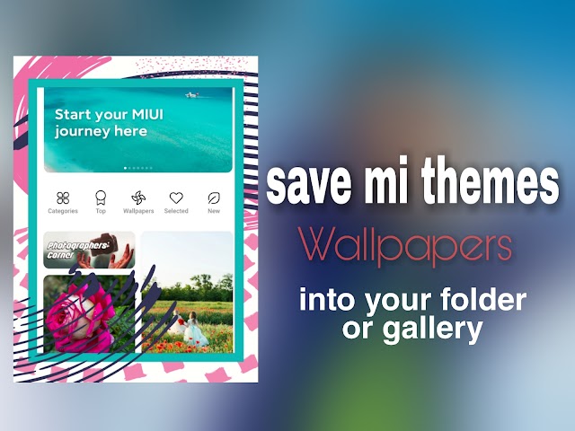 how to save mi themes wallpapers in gallery | mi themes wallpaper download | niljadav