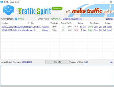 Bot Traffic Spirit - Proof Page Views setelah 2 menit Bot Traffic Spirit - Proof Page Views setelah 2 menit