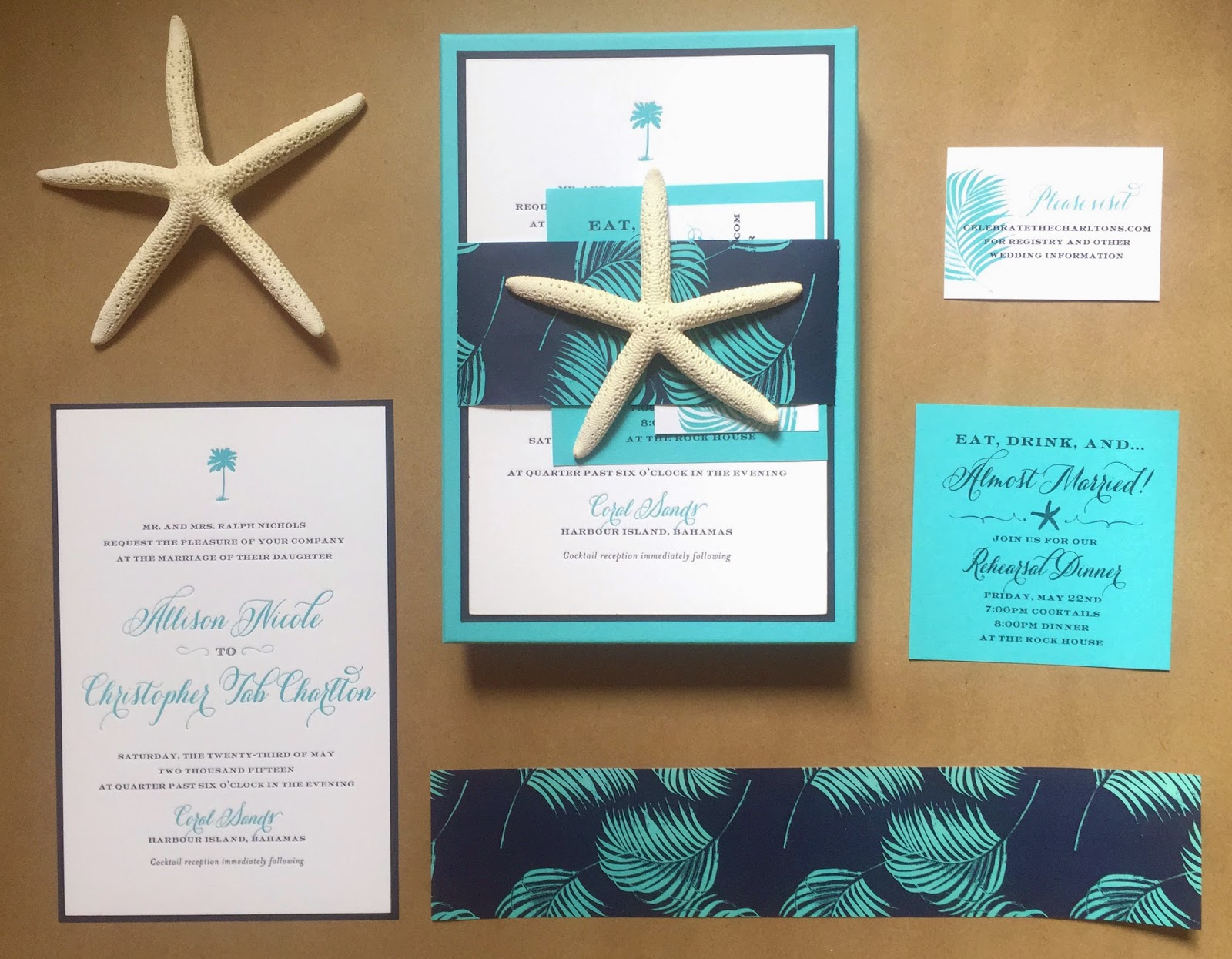 Tropical Wedding Invitation