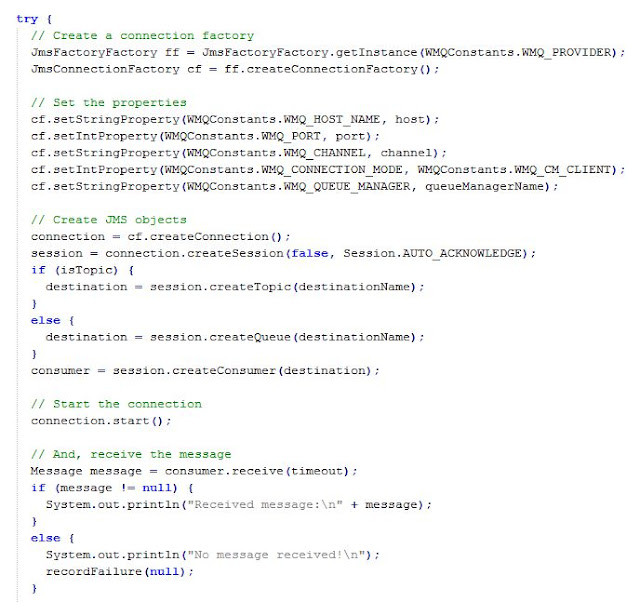 . Roll your own RFH2 header for Sphere MQ