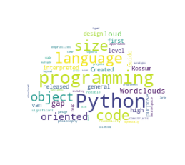 Creating word cloud in python