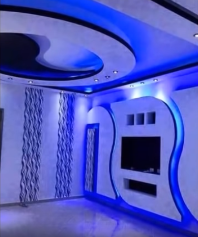 ديكور جبس تلفزيون Lcd ديكورات جبسية رائعة للتلفزيون البلازما