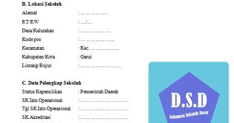Susunan Dan Contoh Profil Sekolah Dasar Yang Baik Dokumen Sekolah Dasar