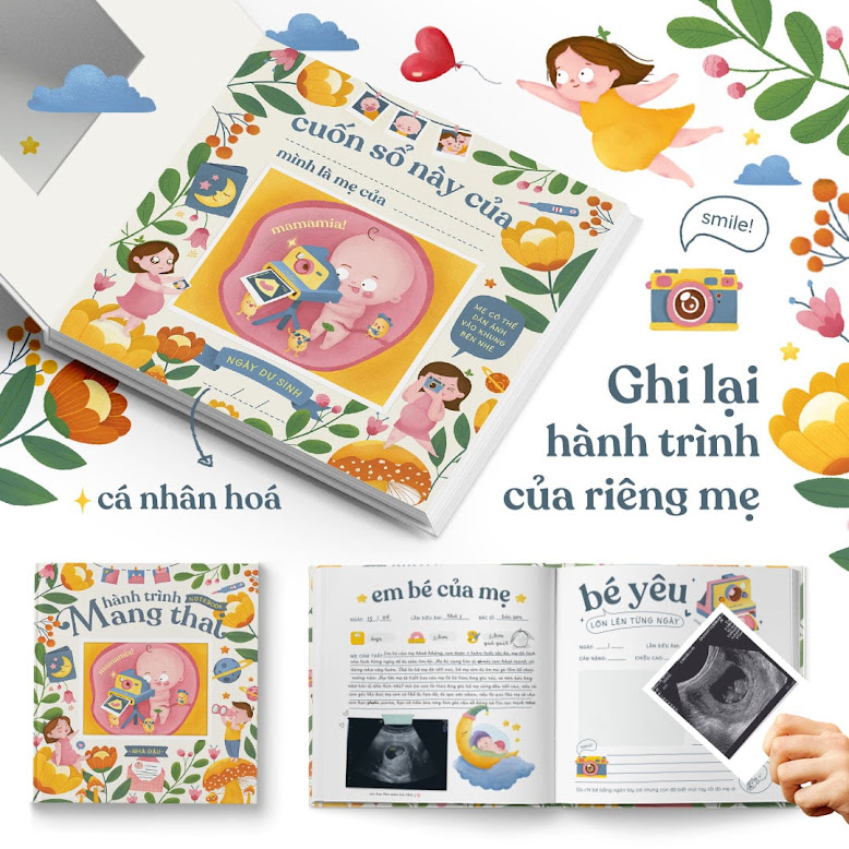 [A116] Sách tô màu đặc biệt dành riêng cho Bà Bầu giải tỏa căng thẳng stress