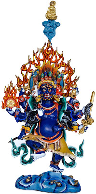 Get The Invincible Mahakala (Made In Nepal) by Exotic India Art