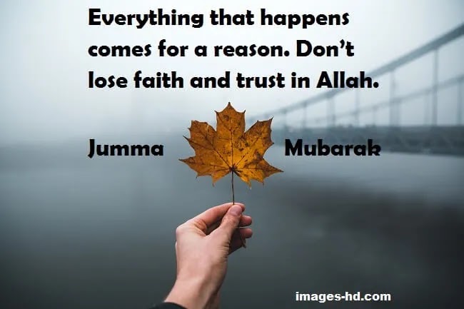 Jumma Mubarak pics & images Don’t lose faith and Trust Allah