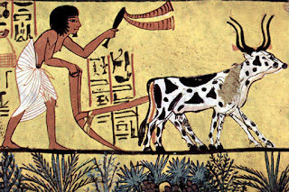 Ancient Egyptian painting (public domain)