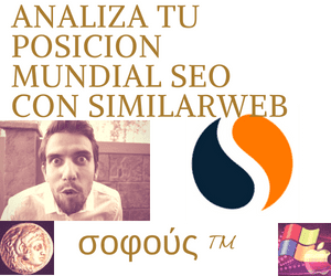 analiza la posición mundial con la herramienta tool de SimilarWeb y haz crecer tu blog.