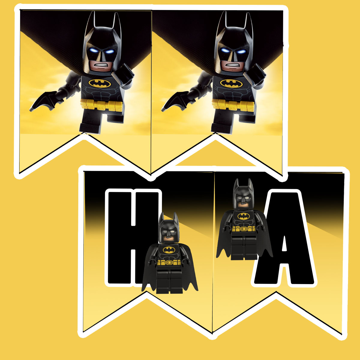 Daisy Celebrates: Lego Batman Birthday Party Decor Printable Files